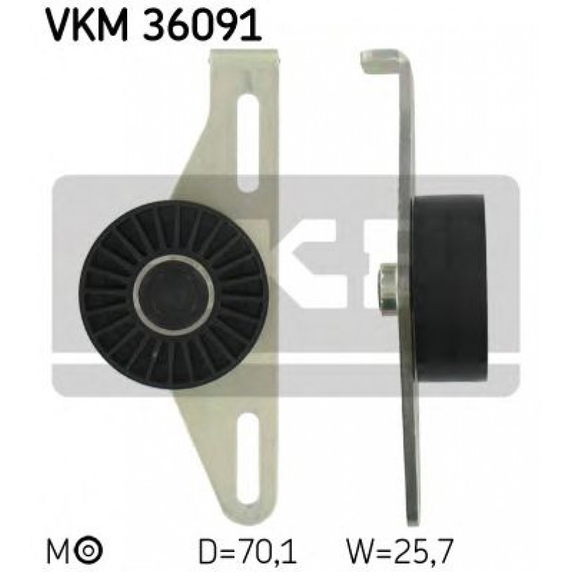 VKM 36091 SKF Натягувач поліклинового ременя